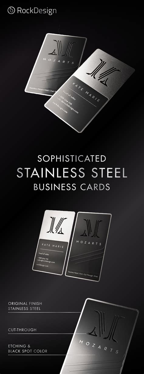 Amongst metal business cards themselves, stainless steel business cards have stood out as the champions because of their apparent advantages. Stainless Steel Business Cards The contemporary and ...