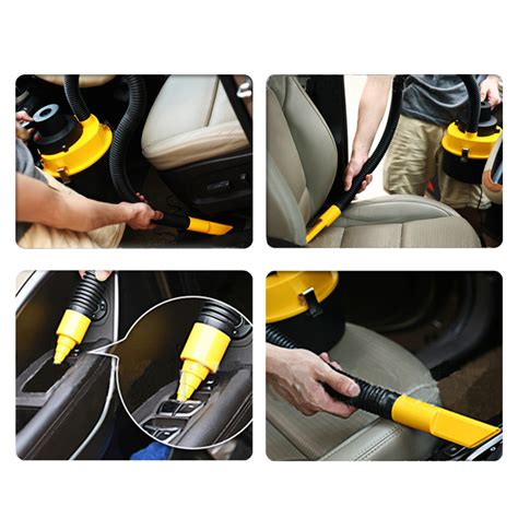 12v Portable Wetdry Vac Vacuum Cleaner Inflator Turbo Hand Held For
