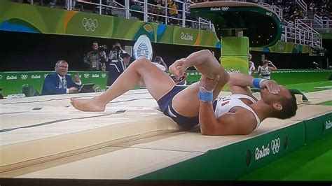 French Gymnast Breaks A Leg At Rio Olympics Shocking Video With Images Rio Olympics