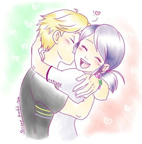 Cute Miraculous Ladybug Marinette And Adrien Kiss Draw Lab 16820 The