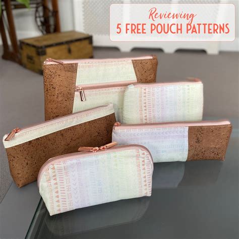 Reviewing 5 Free Pouch Sewing Patterns Pouch Pattern Free Pdf Sewing