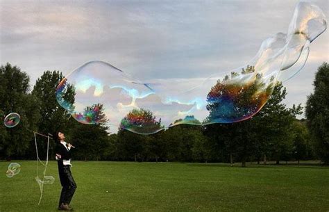 The Biggest Soap Bubbles In The World 13 Pics