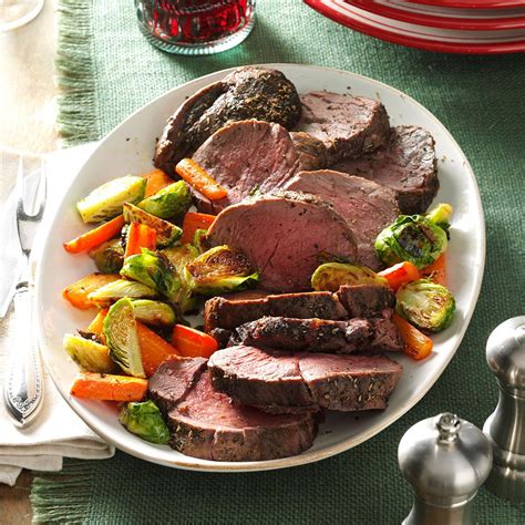 Tender beef tenderloin is seared then roasted to perfection for this special holiday meal idea. Garlic Herbed Beef Tenderloin Recipe | Taste of Home