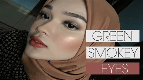 Makeup Tutorial Green Smokey Eyes Youtube