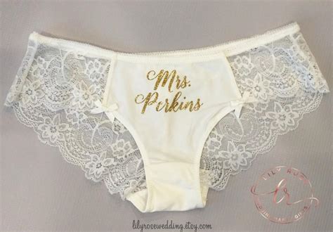 personalized lingerie bride panties bridal shower t mrs panties personalized panties