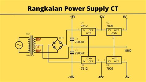 √ Jenis Jenis Skema Rangkaian Power Supply Lengkap