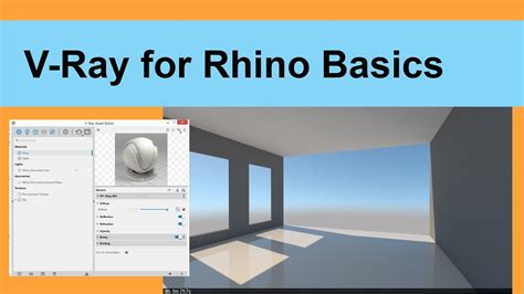 V Ray For Rhino Basics Youtube