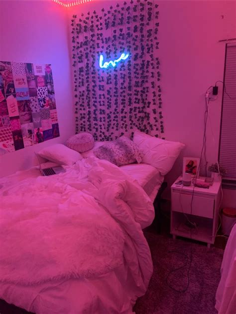 Neon Lights Bedroom Rangement Pour Petite Chambre Relooking Chambre