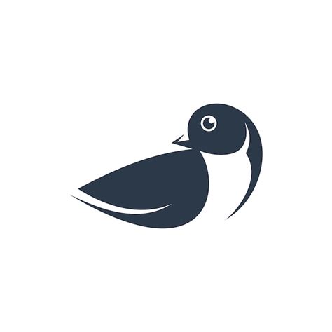 Diseño De Logotipo De Pájaro Vector Premium