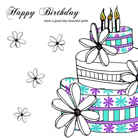 Birthday Greetings Drawing At Getdrawings Free Download