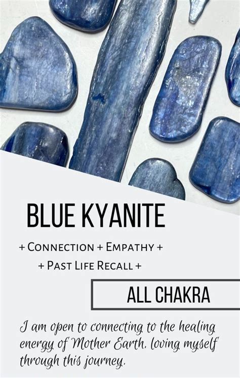 Blue Kyanite Meaning Crystal Healing Stones Crystals For