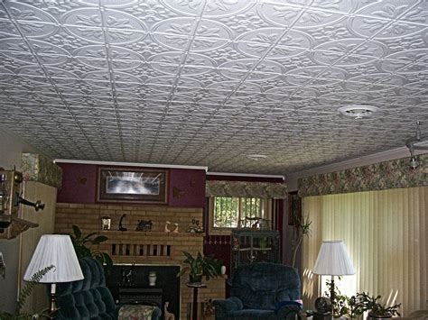 Beautifully crafted rustic looking ceiling tile that can be glued to the existing ceilings (glue up application) or used in the existing grids (drop in application). Pattern #309- All Colors - 2'x4' Faux Tin Ceiling Tile ...