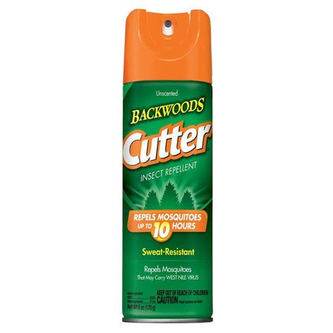 Cutter Backwoods 6 Oz Unscented Insect Repellent Aerosol Spray Hg