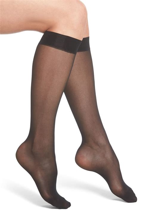 Wolford Knee High Stay Up Stockings Nordstrom