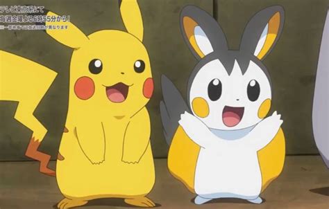 Pikachu And Emolga Happy By Yingcartoonman On Deviantart