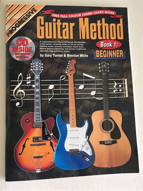 Progressive Guitar Method Book Includes Cd Chord Chart Isbn