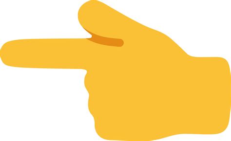 Hand Emoji Clipart Pointed Finger Pointing Up Emoji Png Transparent
