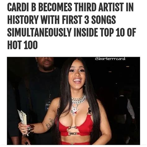 Cardi B Celebrates Billboard Hot Success She S Really Pulling