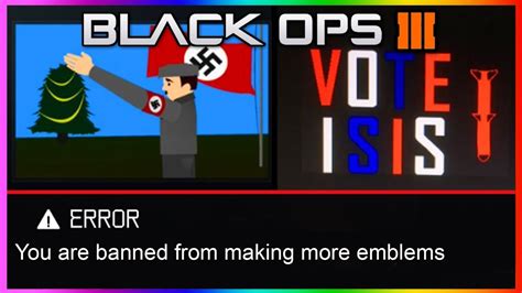 THE MOST OFFENSIVE EMBLEMS IN BLACK OPS 3 BLACK OPS 3 RUDE