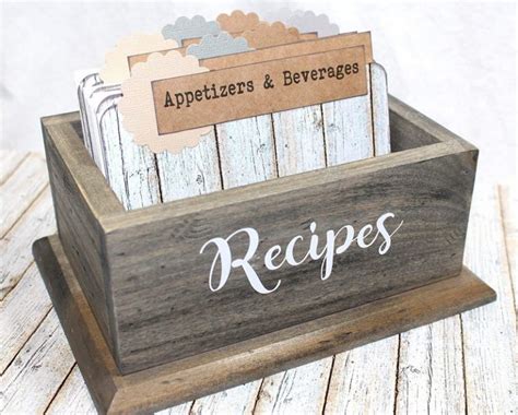 Diy Recipe Box To Cheer Up Your Cooking Plans