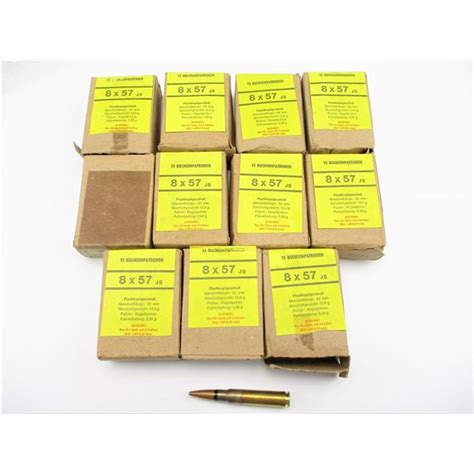 Military Dag 8mm Mauser Ammo Switzers Auction And Appraisal Service