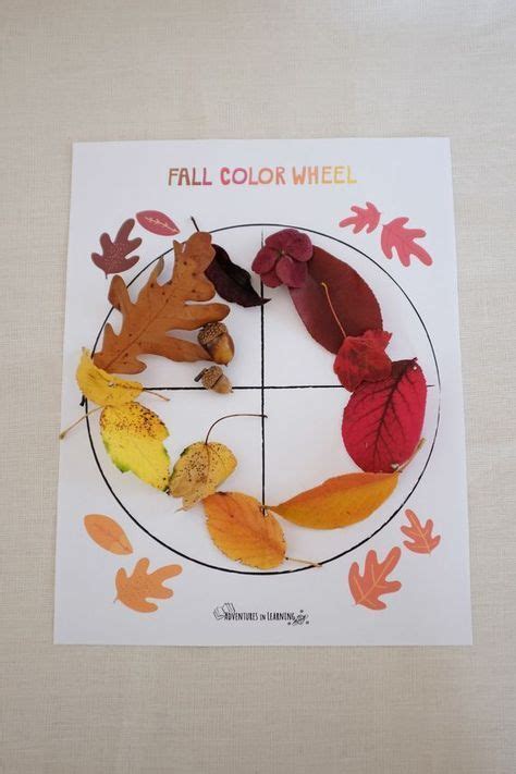 Fall Color Wheel Free Printable Its An Activity That Is Part