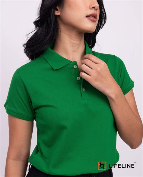 New Lifeline Womens Poloshirt Emerald Green For Sale Lifeline Shirts