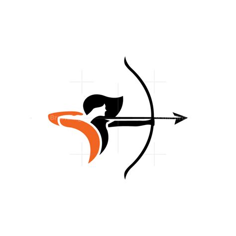 Artemis Logo Female Archer Logo