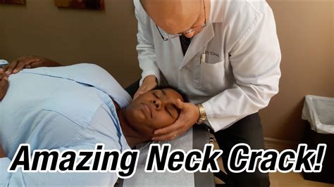 Amazing Neck Crack During Adjustment Youtube