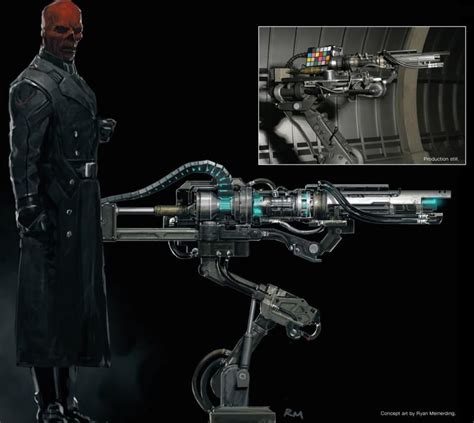 Road To Infinity War Red Skull Concept Art From Captain America The