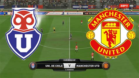Club universidad de chile is a professional football club based in santiago, chile, that plays in the primera división. Universidad de Chile vs Manchester United | Week 33 | Club World Cup | Full Match & Gameplay ...