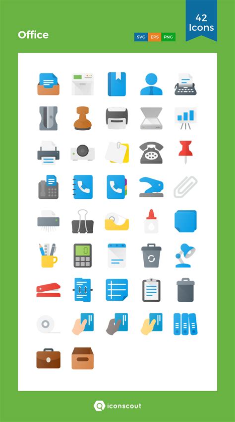 Download Office Icon Pack Available In Svg Png And Icon Fonts Office