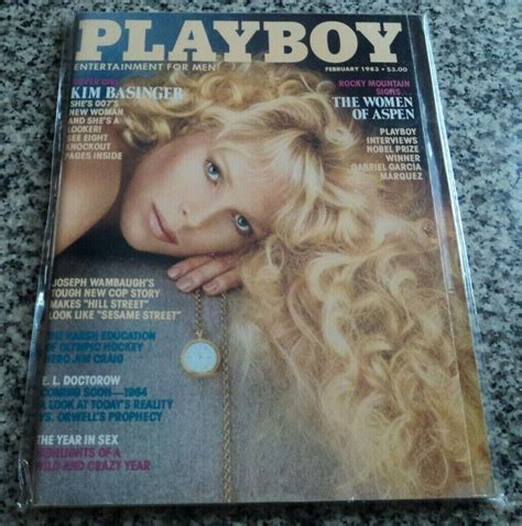 Playboy Magazine February Kim Basinger Playmate Melinda Mays