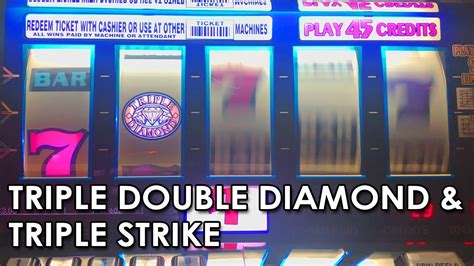 Triple Double Diamond And Triple Strike 9 Line Slots Youtube