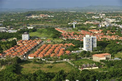 Aerial View Of Modern House Complex Jomtien Beach Pattaya Chonburi