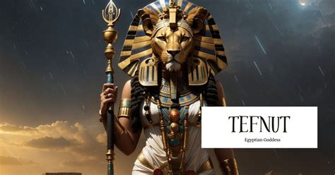 Tefnut The Goddess Of Moisture Rain And Dew