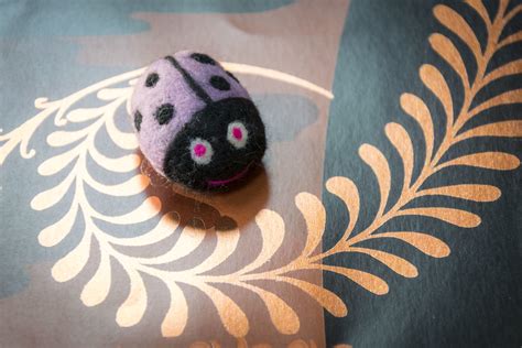 Purplish Lagybug Made Out Of Felt Made Out Of Colored Felt Flickr