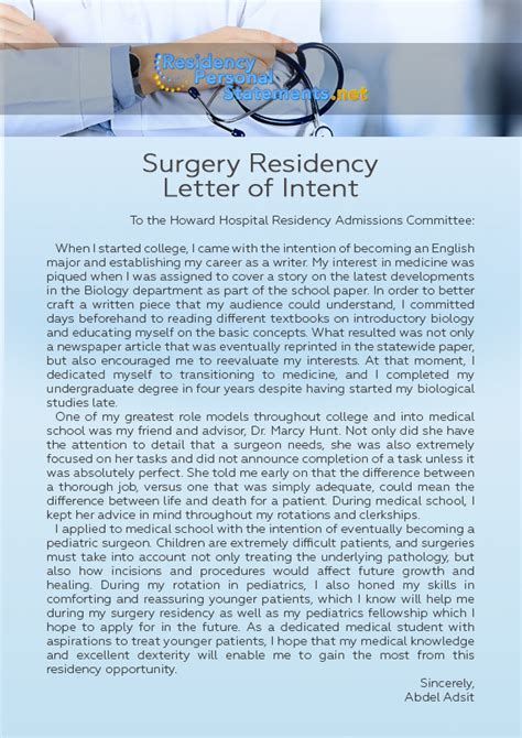 Jan 03, 2012 · focus on your skills and achievements as a writer in the field of medical writing and convey them to the hiring manager. Winning Surgery Letter of Intent | Samples & Writing Help