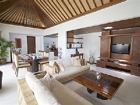 Villa Seriska Living And Dining Room In Modern Balinese Style Picture