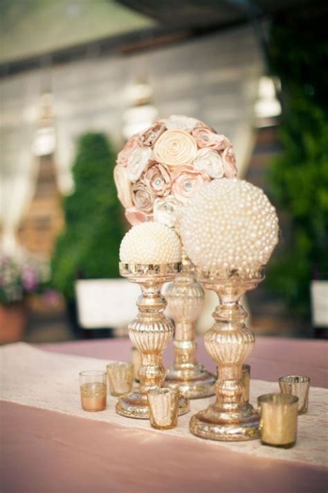Champagne Metallic And Pearl Wedding Ideas Unique Pastiche Events