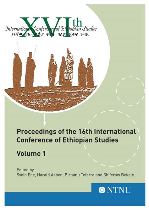 Proceedings Of The 16th International Conference Of Ethiopian Studies