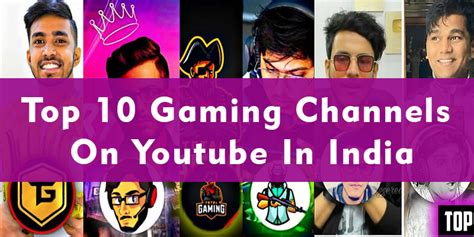 Top 10 Gaming Channels On Youtube In India