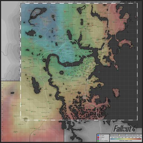 Fallout 4 Player Charts The Commonwealth In This Splendid Map