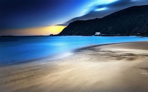 Beach At Night Wallpapers Wallpaper Cave