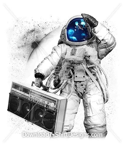 Download astronaut wallpaper for android or iphone. Space Astronaut Jelly Fish Music Boom Box