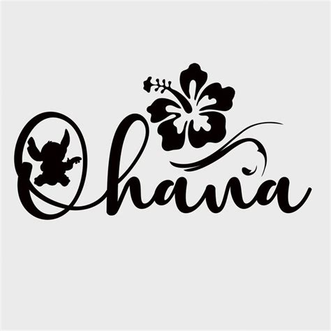 Ohana Clipart Lilo And Stitch Disney Download Svg Png Cricut And Silhouette Birthday