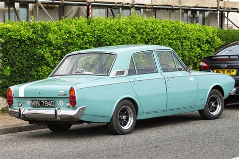 Vintage And Classic Car Spotting In Streets Of London Ford Corsair V4