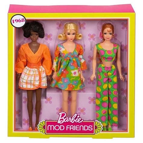 Barbie Mod Friends T Set Dolls Dolls And Bears Barbie Reproductions