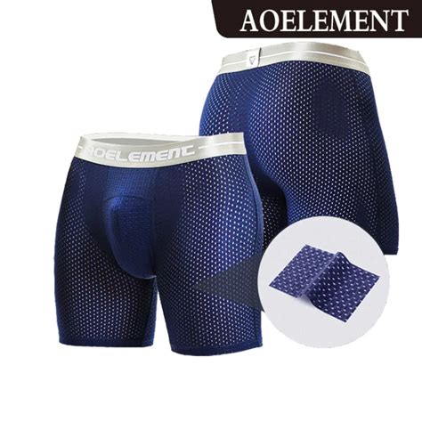 aoelement fashion comfortable long leg short leg men s boxers shorts male underpants man
