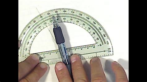 How To Use A Protractor Youtube